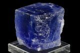 Zoned, Blue Halite Crystal - Igdar, Turkey #129065-2